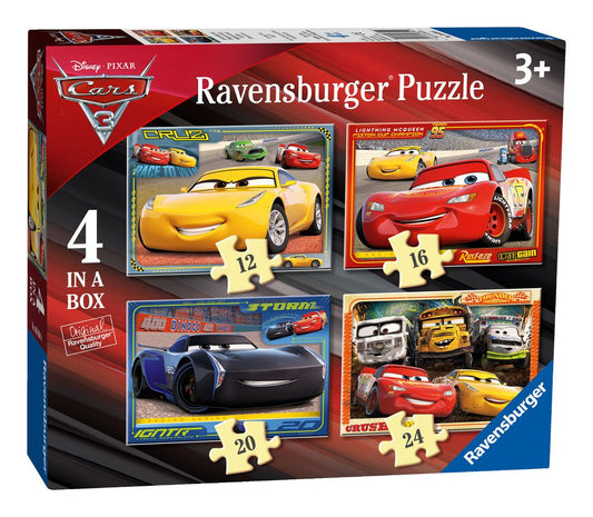 Ravensburger | Disney Pixar Cars 4 in a Box Jigsaw Puzzle