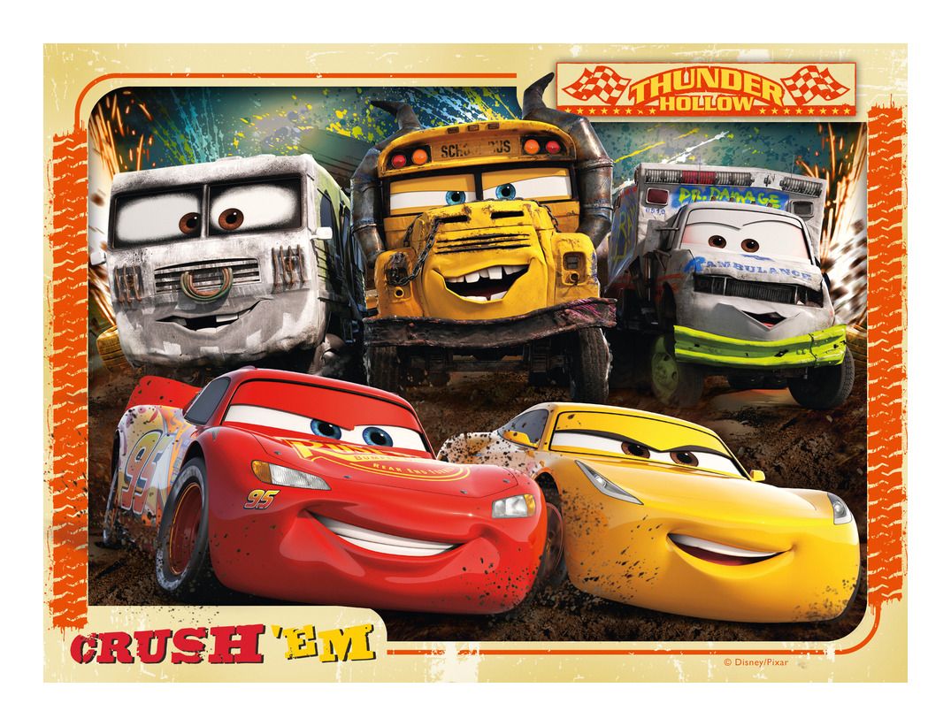 Ravensburger | Disney Pixar Cars 4 in a Box Jigsaw Puzzle