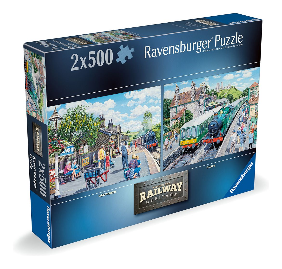 Ravensburger | Railway Heritage No 1, 2x500pc