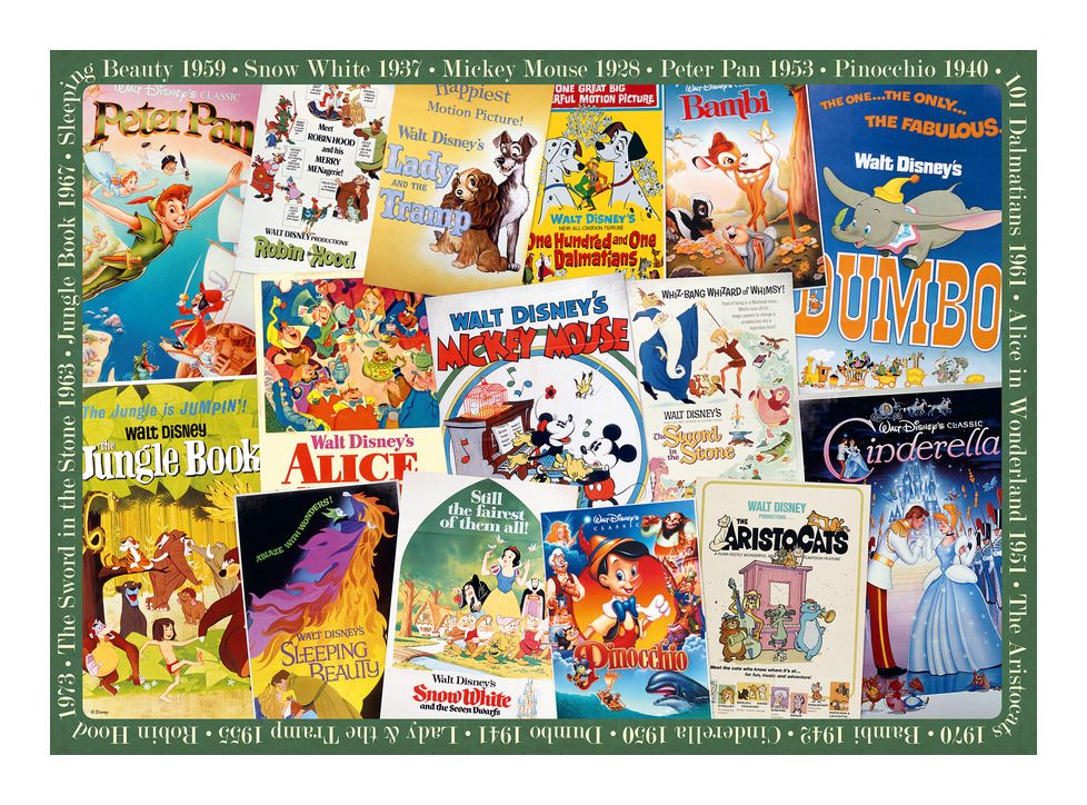 Ravensburger | Disney Village Movie Poster, 1000pc