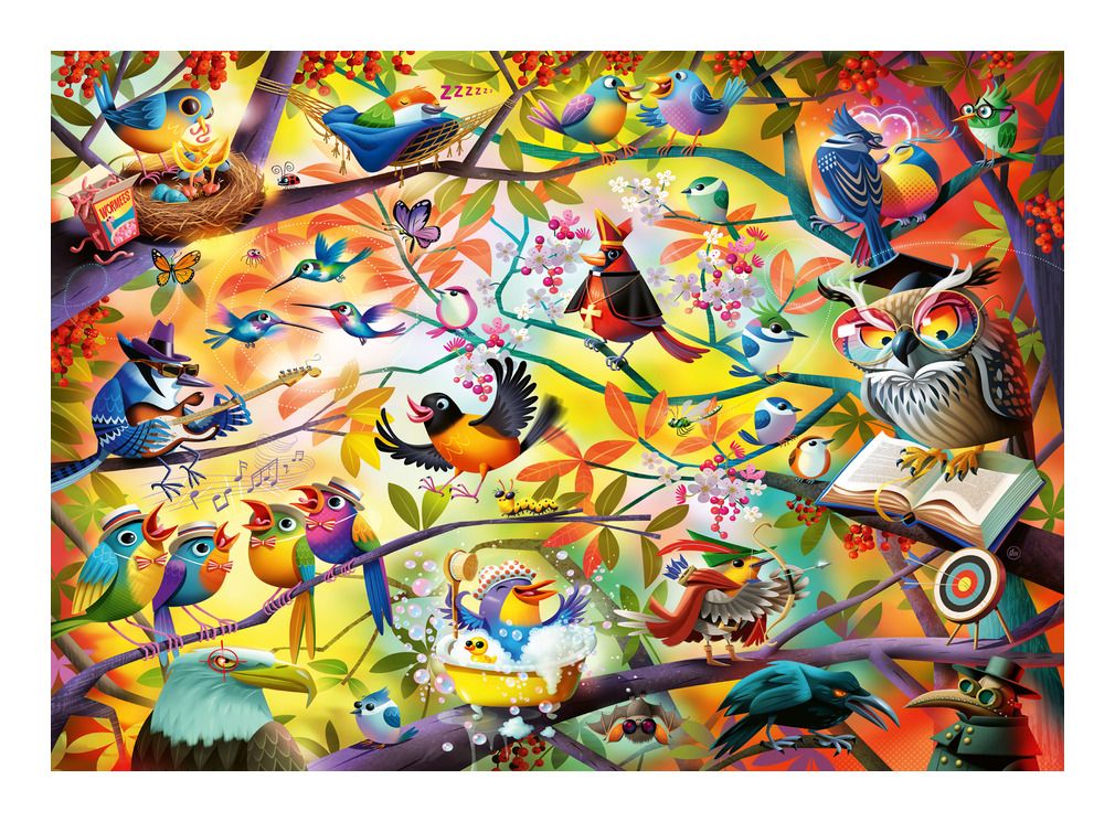 Busy Birdies, 1000pc