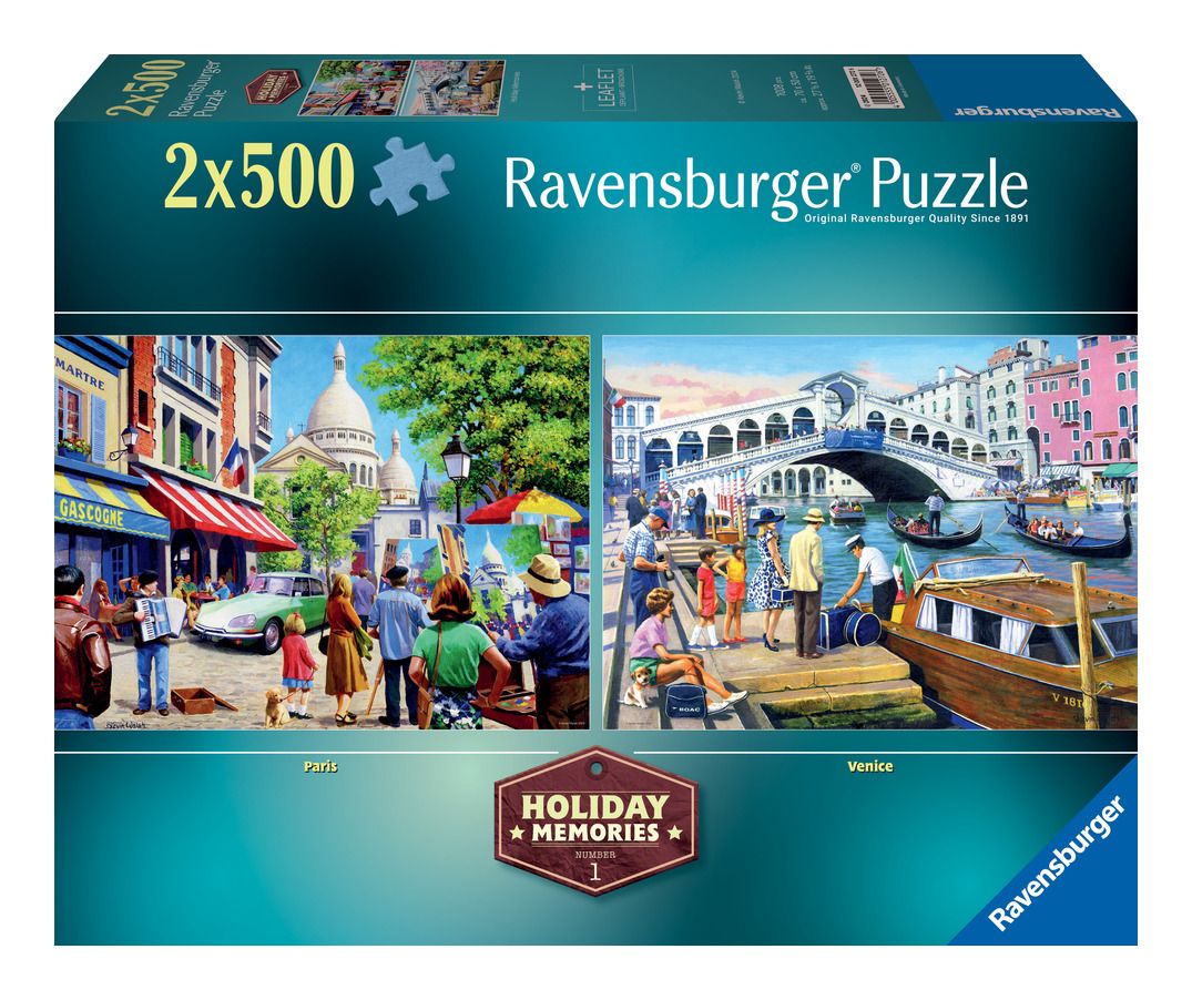 Ravensburger | Holiday Memories, 2x 500pc