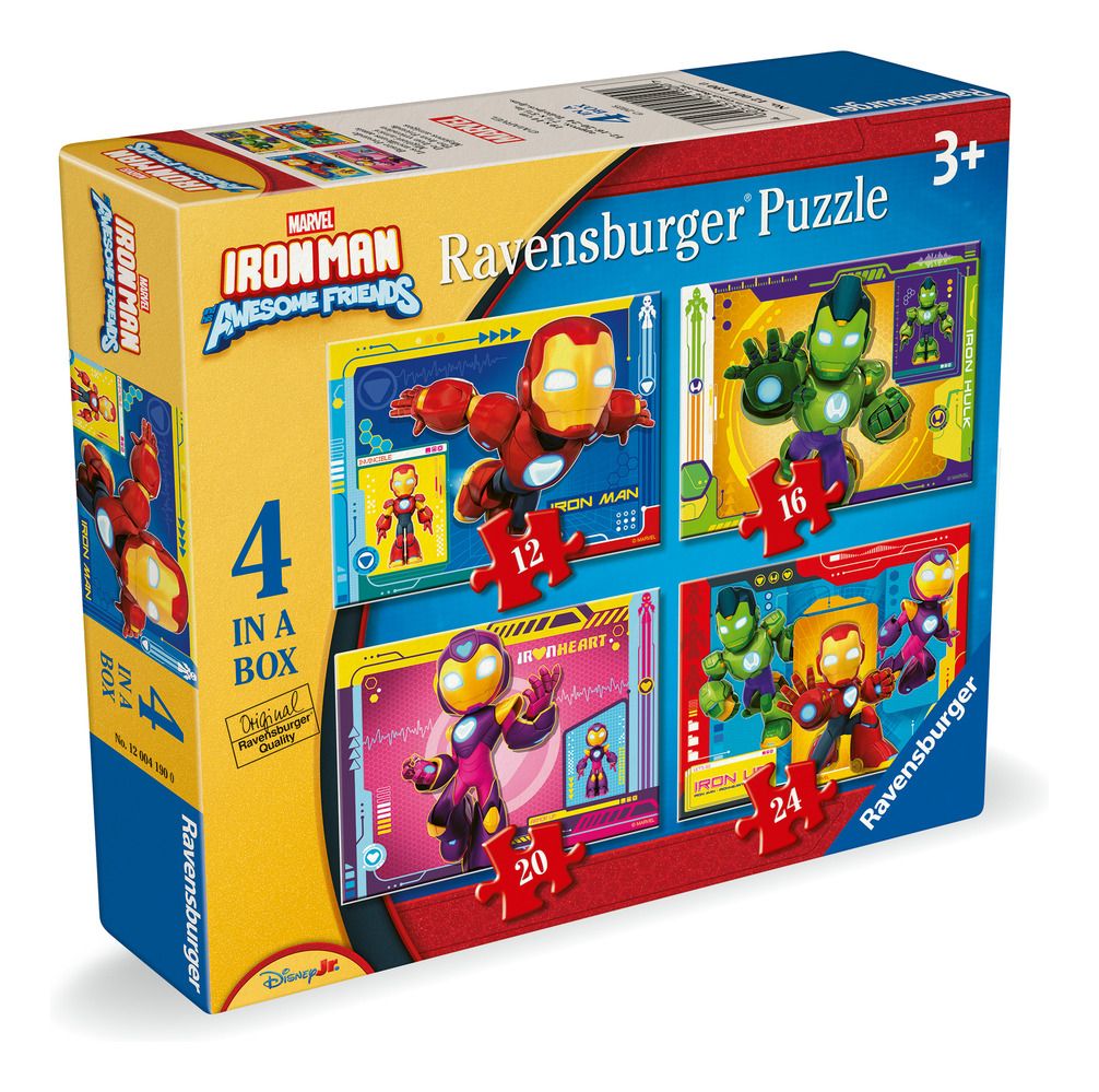 Ravensburger | Iron Man & His Awesome Friends, 4 in a Box