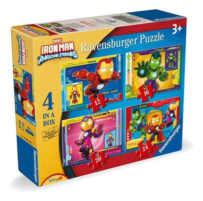 Ravensburger | Iron Man & His Awesome Friends, 4 in a Box