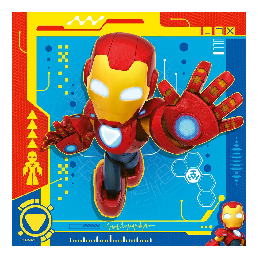 Ravensburger | Iron Man & His Awesome Friends, 3x49pc