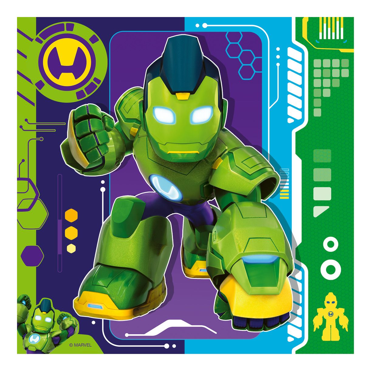 Ravensburger | Iron Man & His Awesome Friends, 3x49pc