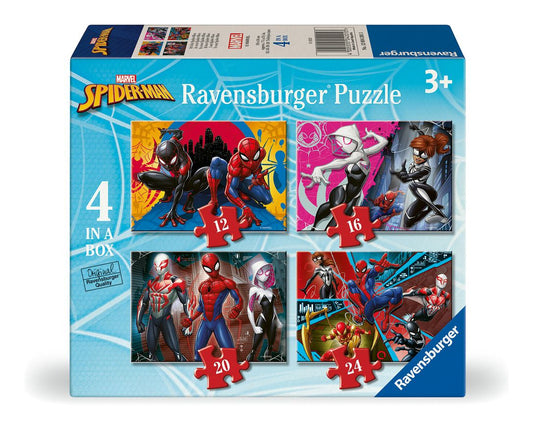 Ravensburger | Spiderman, 4 in a Box