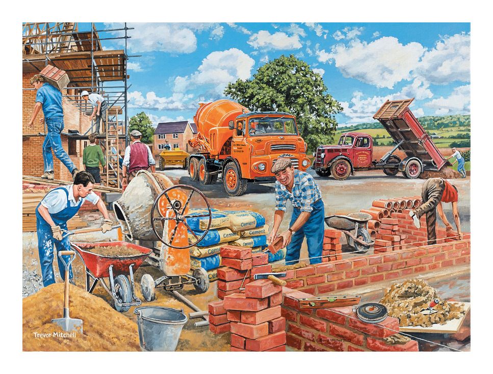 Ravensburger | Happy Days No 6, Work Day Memories 4 x 500pc