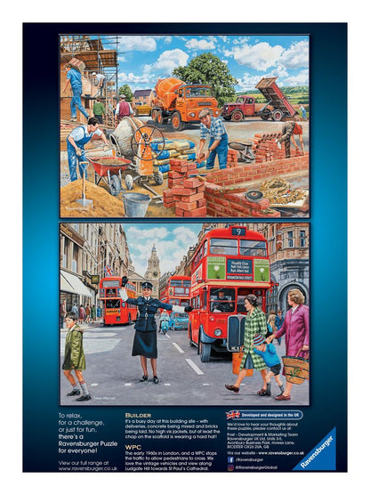 Ravensburger | Happy Days No 6, Work Day Memories 4 x 500pc