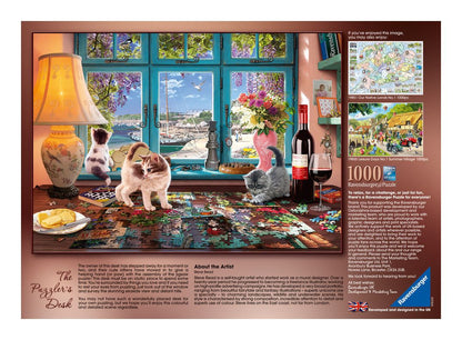 Ravensburger | The Puzzler's Desk 1000 Piece Jigsaw Puzzle
