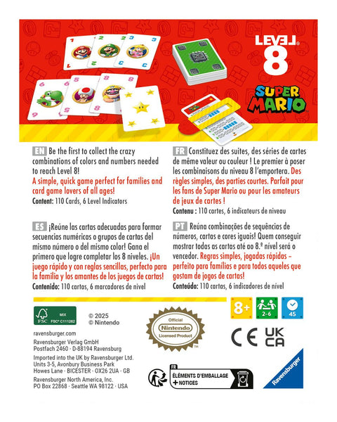Level 8 Super Mario Card Game