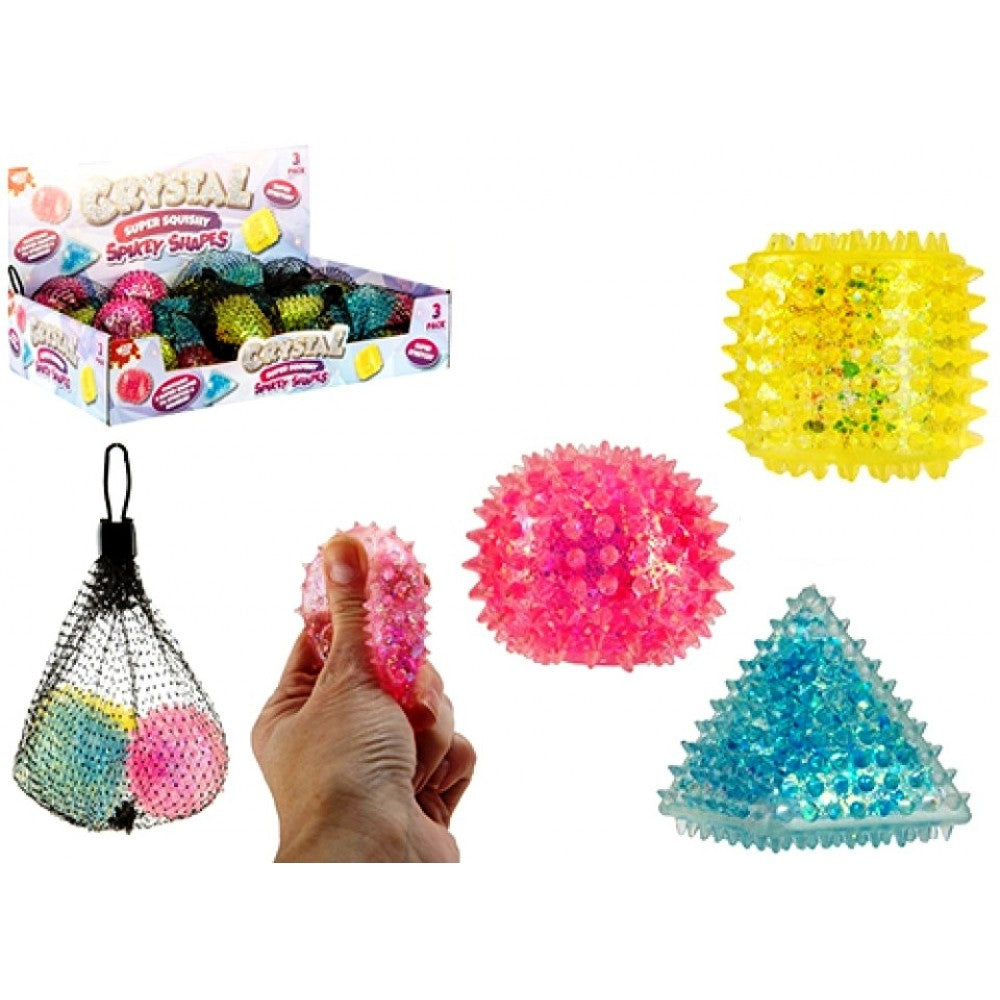 Shapes Maltose Squishy 3-pack in Net