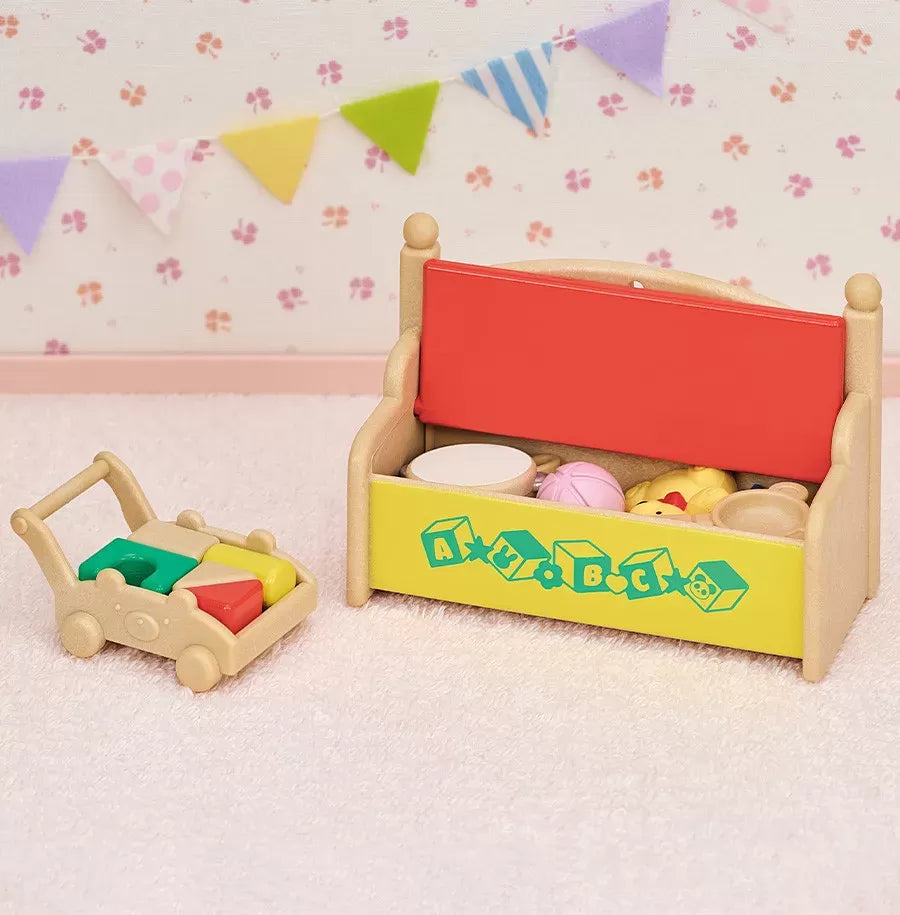 Sylvanian Families: Babys Toy Box Snow Rabbit & Panda Babies