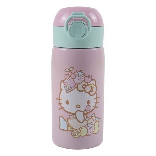 STAINLESS STEEL WATER BOTTLE 500ml HELLO KITTY (#557-97199)
