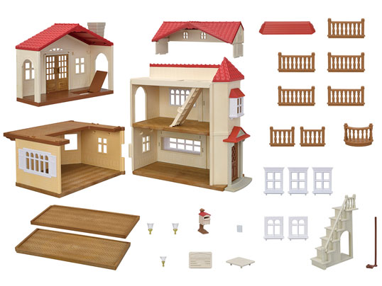 Sylvanian Families - Red Roof Country Home