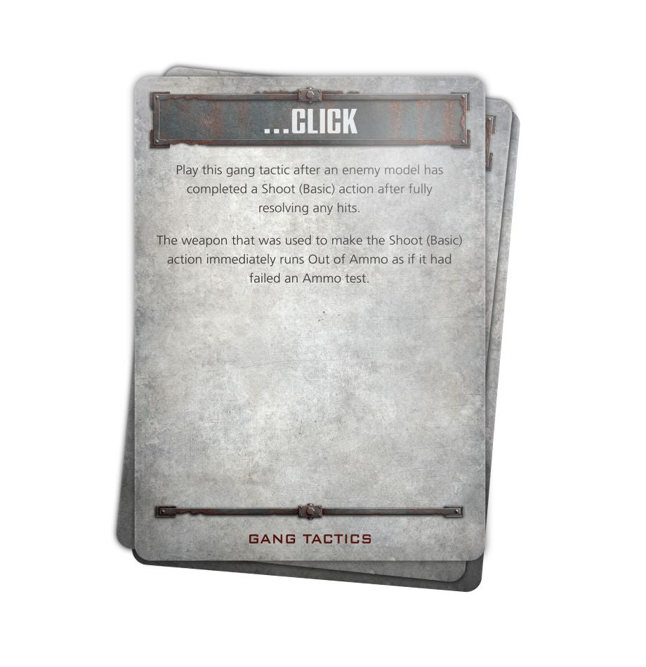 Necromunda Gang Tactics card detail