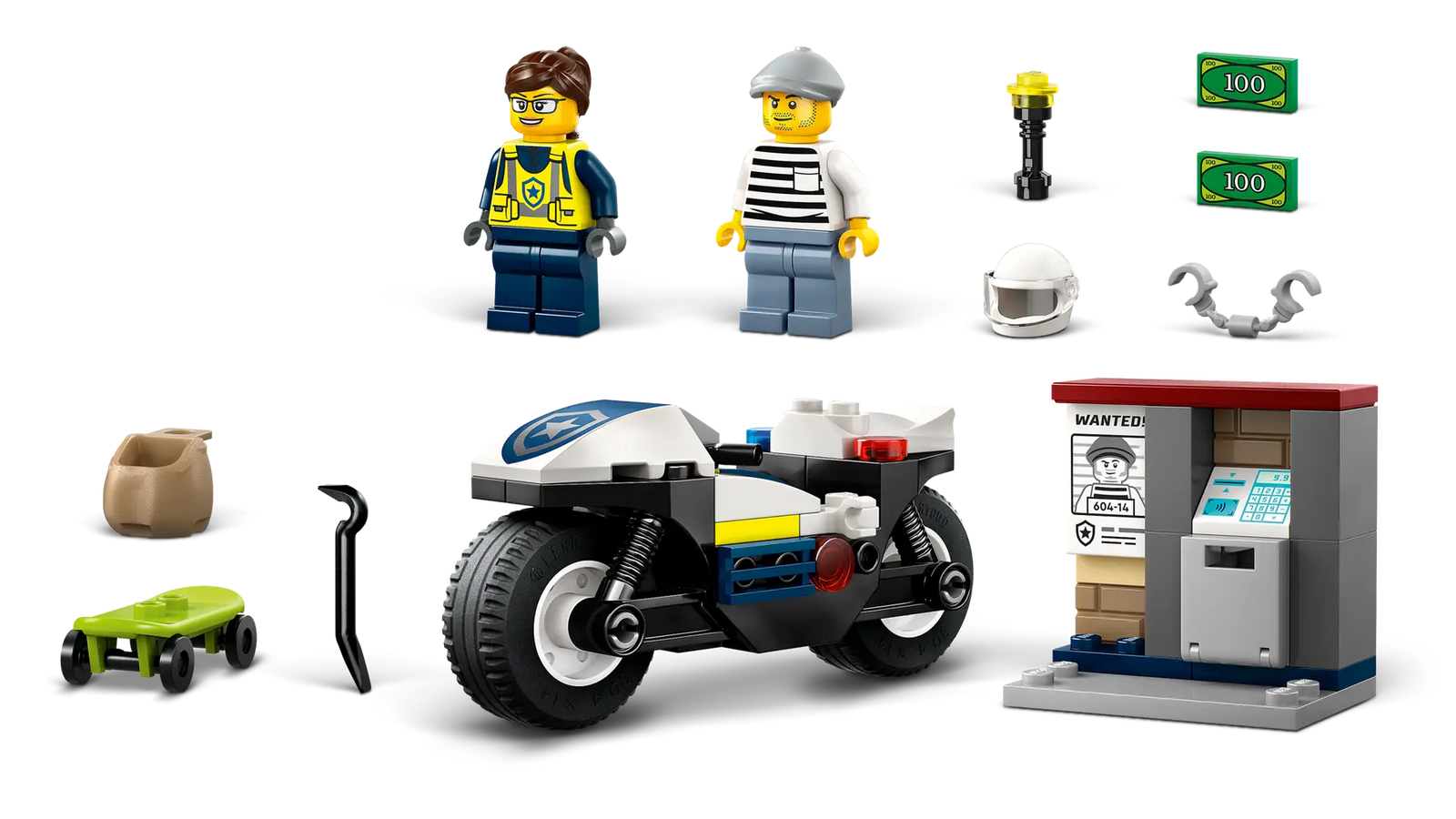 LEGO® | City: Police Motorcycle Chase (60455)