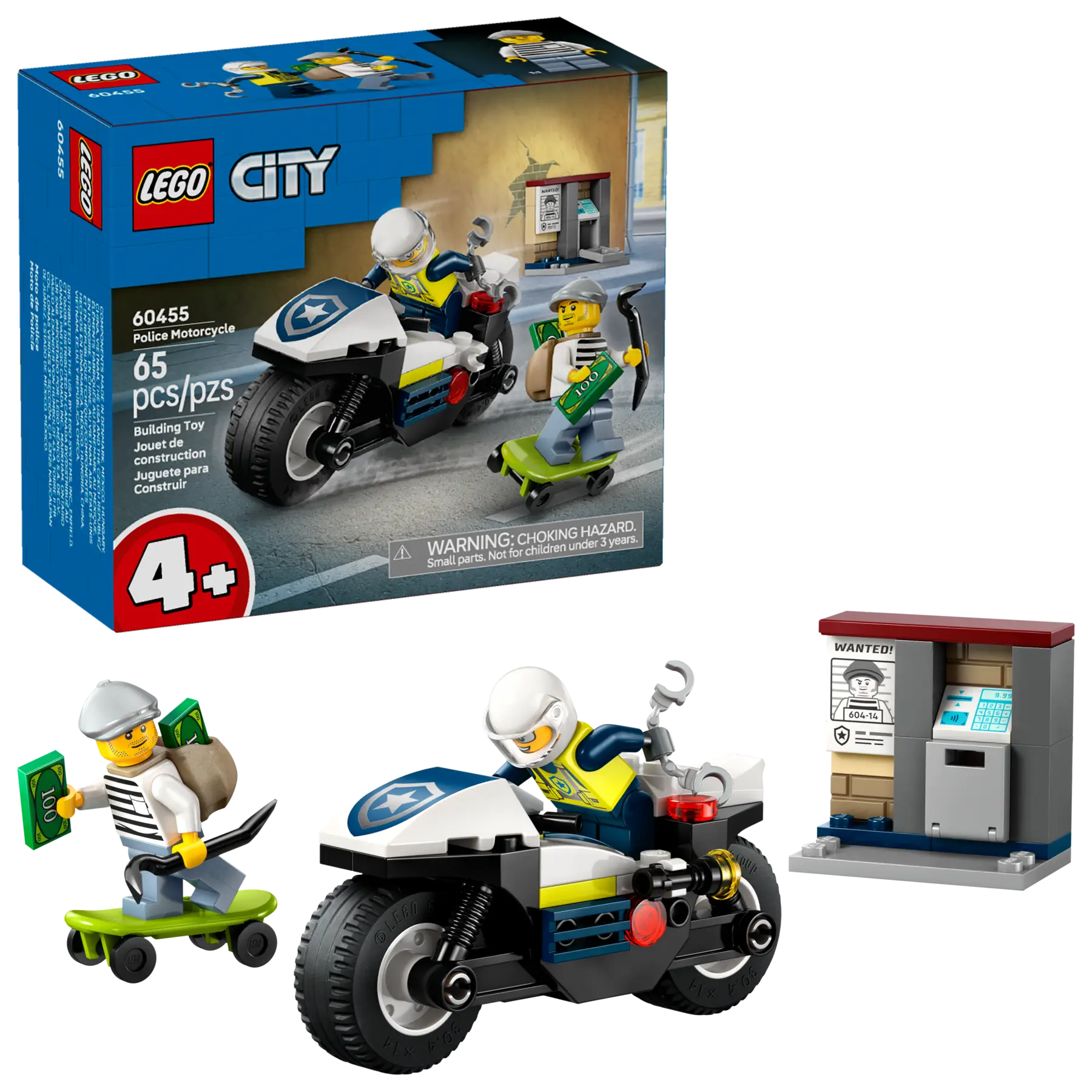 LEGO® | City: Police Motorcycle Chase (60455)