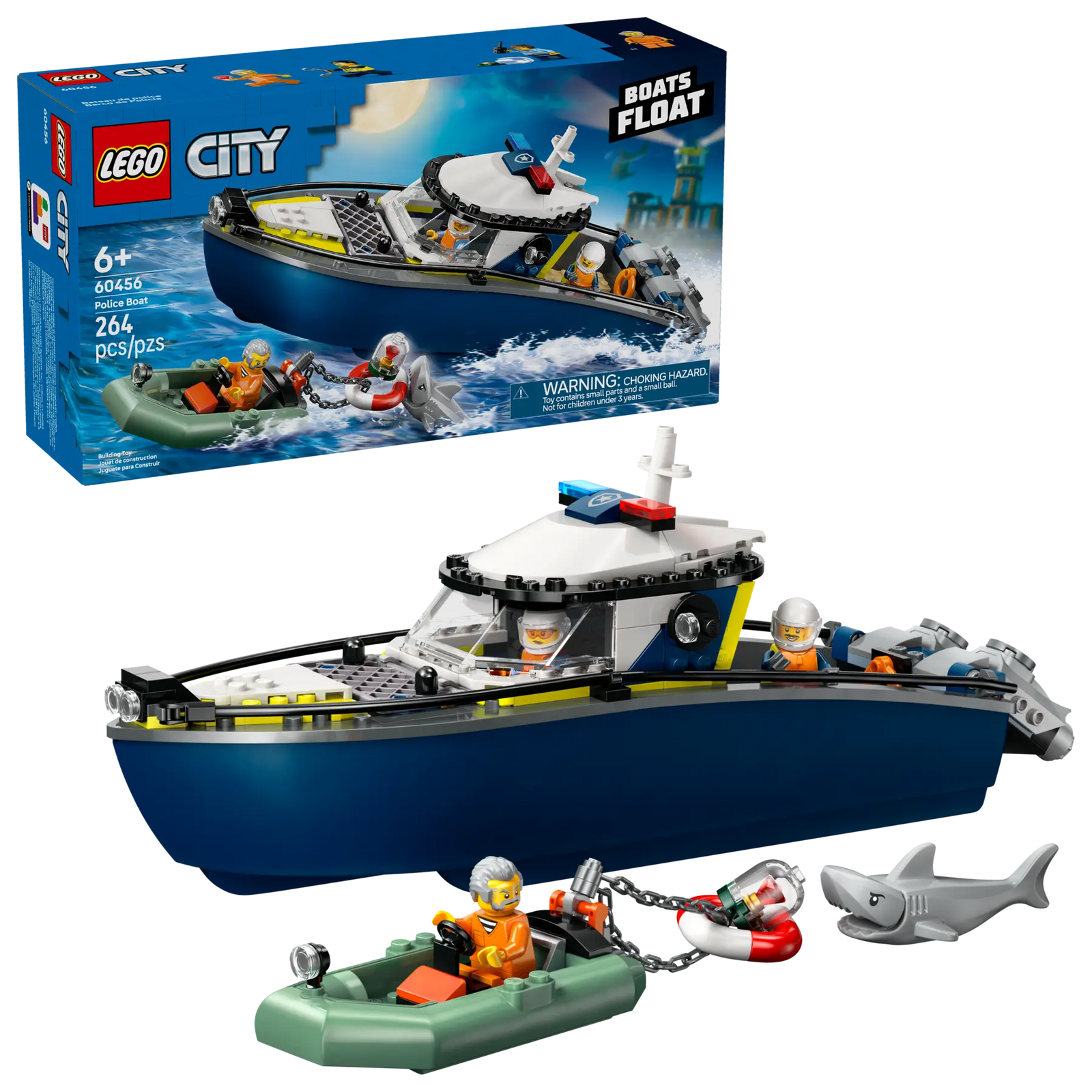LEGO® | City: Police Boat Chase (60456)