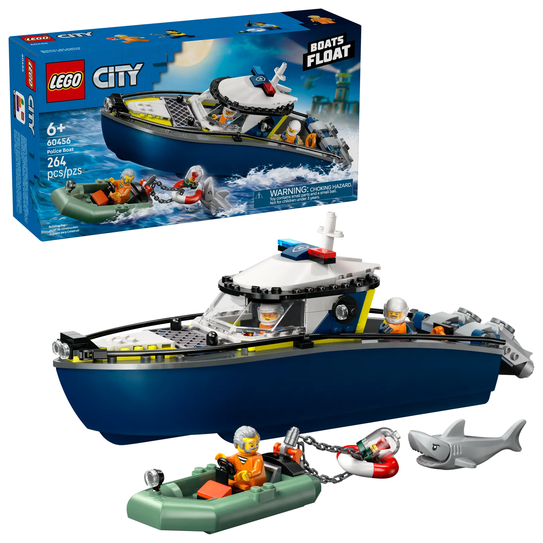 LEGO® | City: Police Boat Chase (60456)