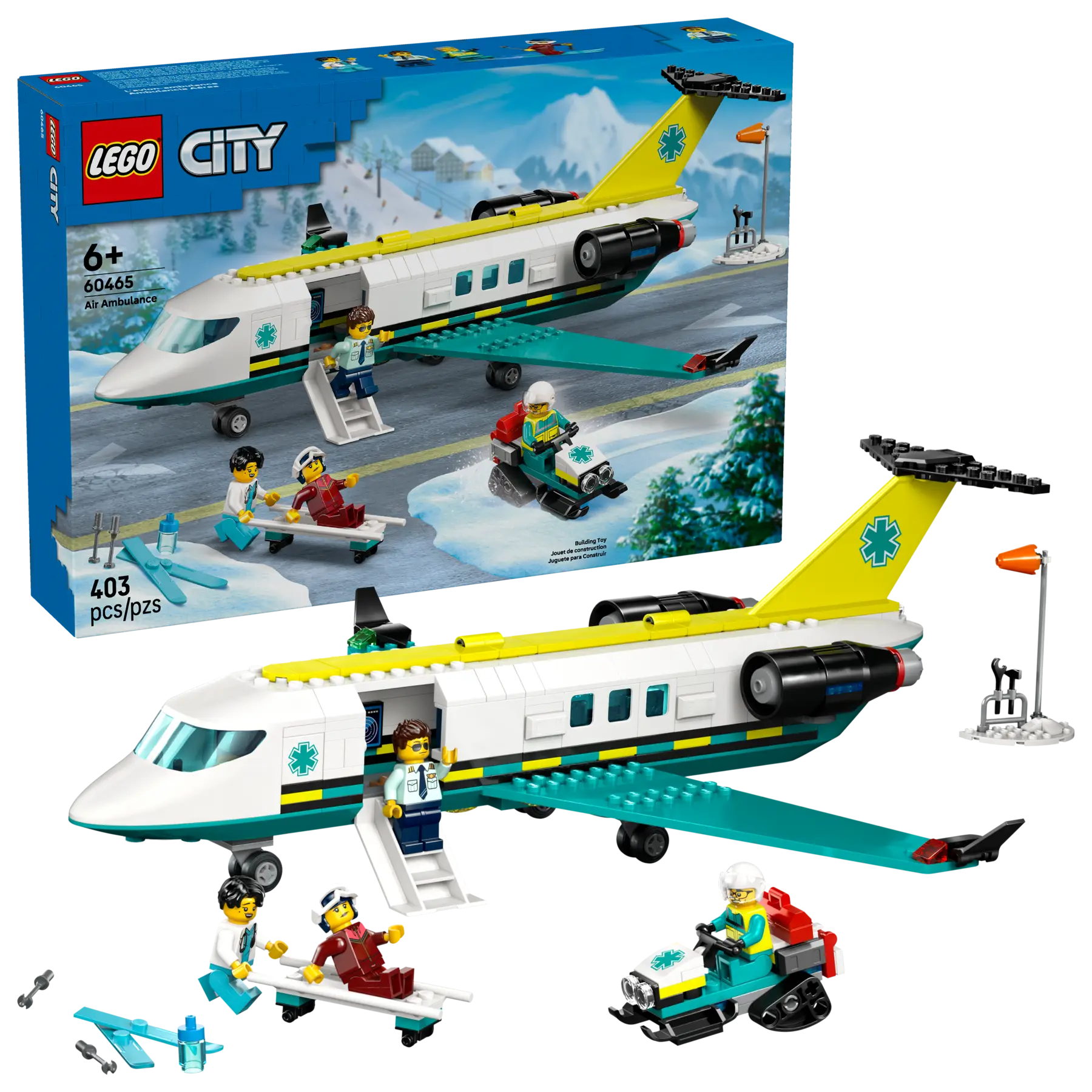 LEGO® | City: Emergency Air Ambulance Airplane (60465)