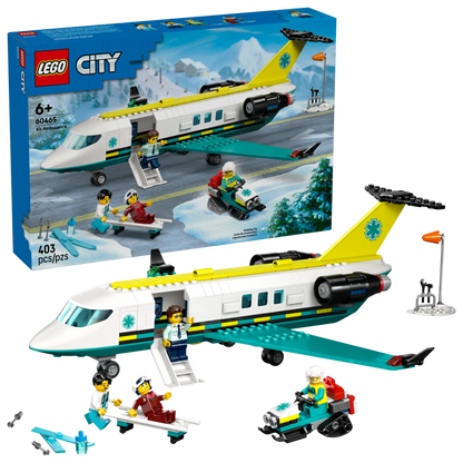 LEGO® | City: Emergency Air Ambulance Airplane (60465)