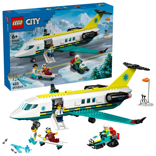 LEGO® | City: Emergency Air Ambulance Airplane (60465)