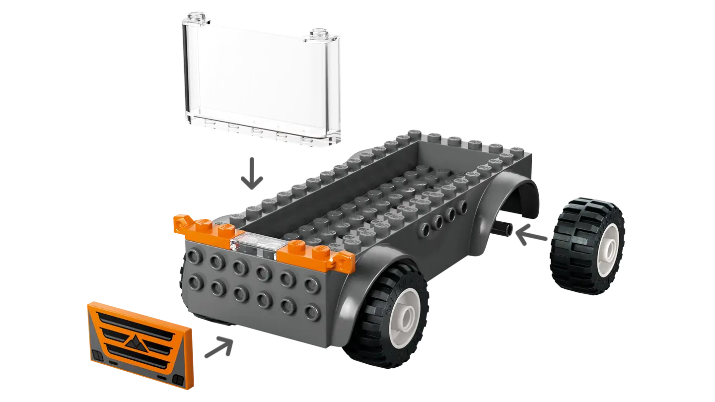 LEGO® | City: Motorcycle Transporter (60491)
