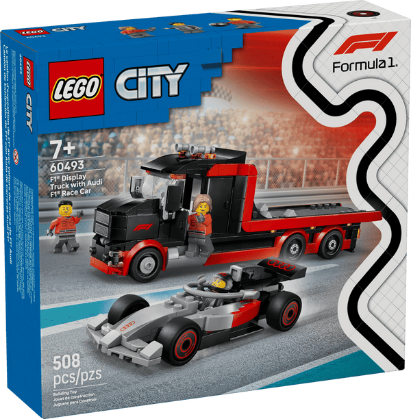 LEGO® | City: F1® Display Truck with Audi F1® Race Car (60493)