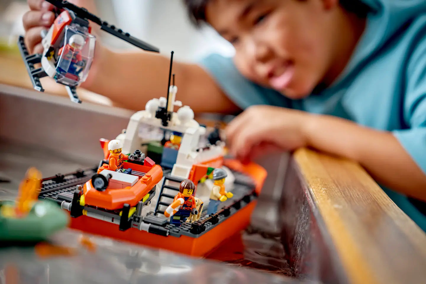 LEGO® | City: Coast Guard Rescue Boat & Helicopter (60504)