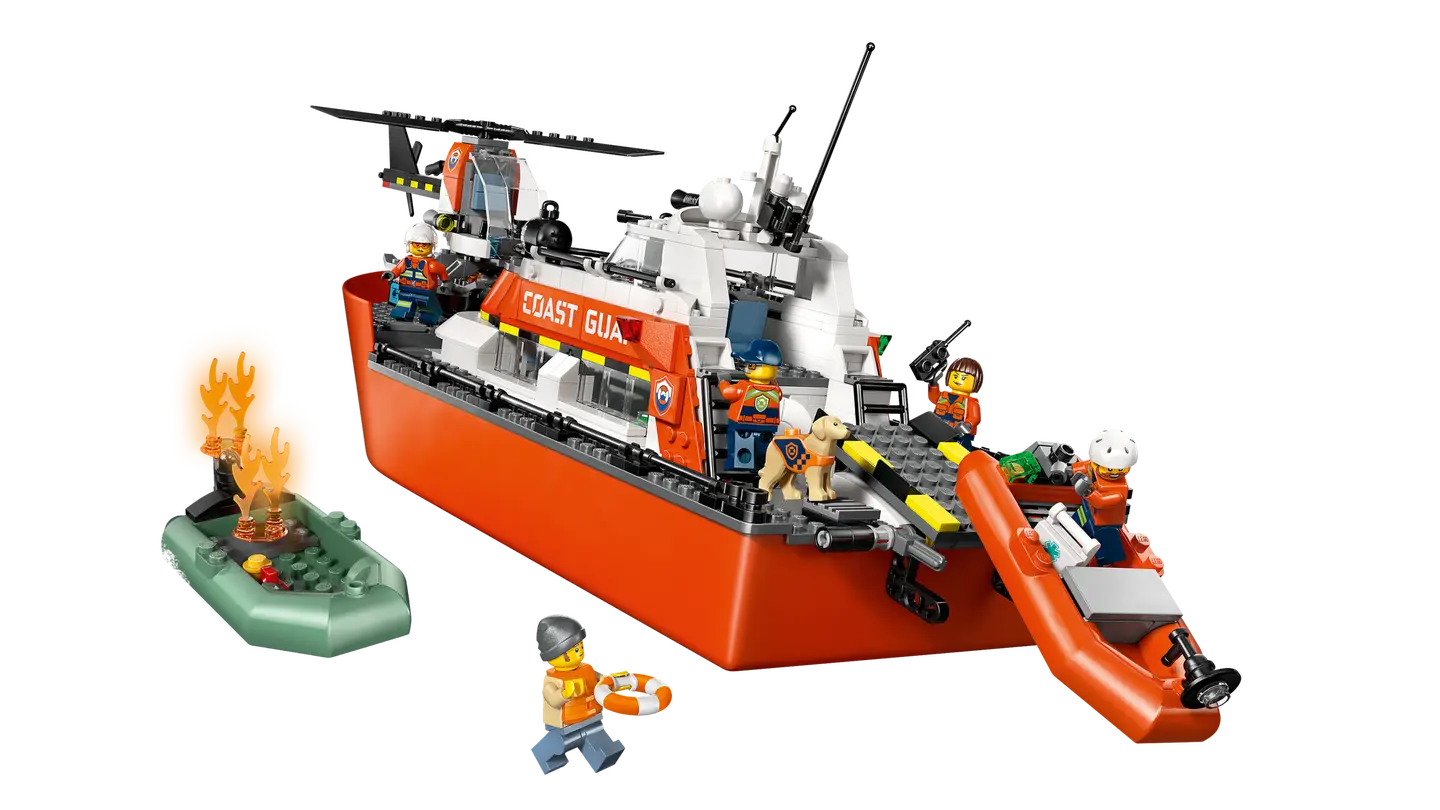 LEGO® | City: Coast Guard Rescue Boat & Helicopter (60504)