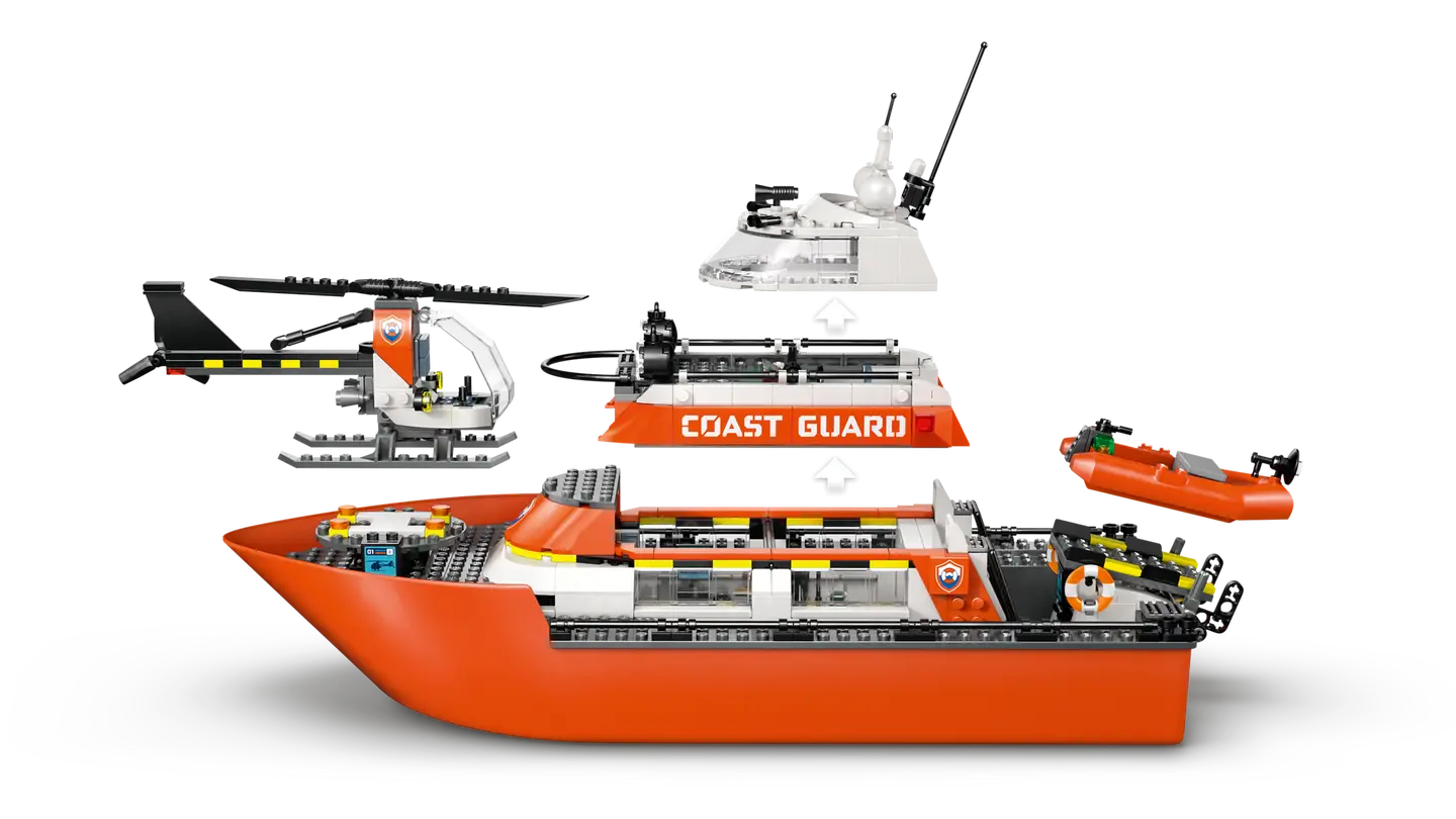 LEGO® | City: Coast Guard Rescue Boat & Helicopter (60504)