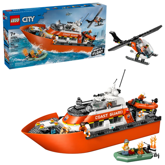 LEGO® | City: Coast Guard Rescue Boat & Helicopter (60504)