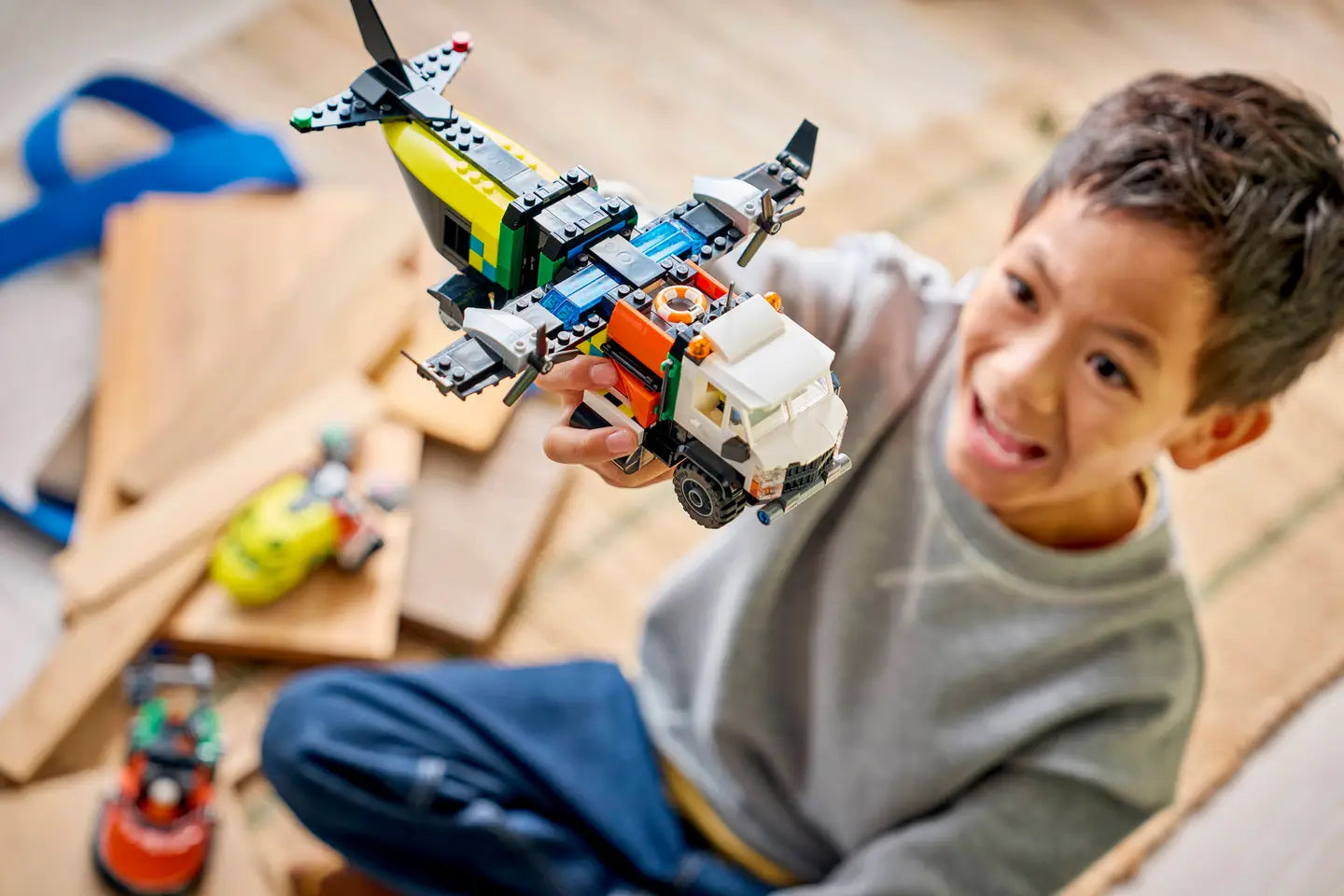 LEGO® | City: Airplane, Service Truck & Hovercraft Remix (60505)