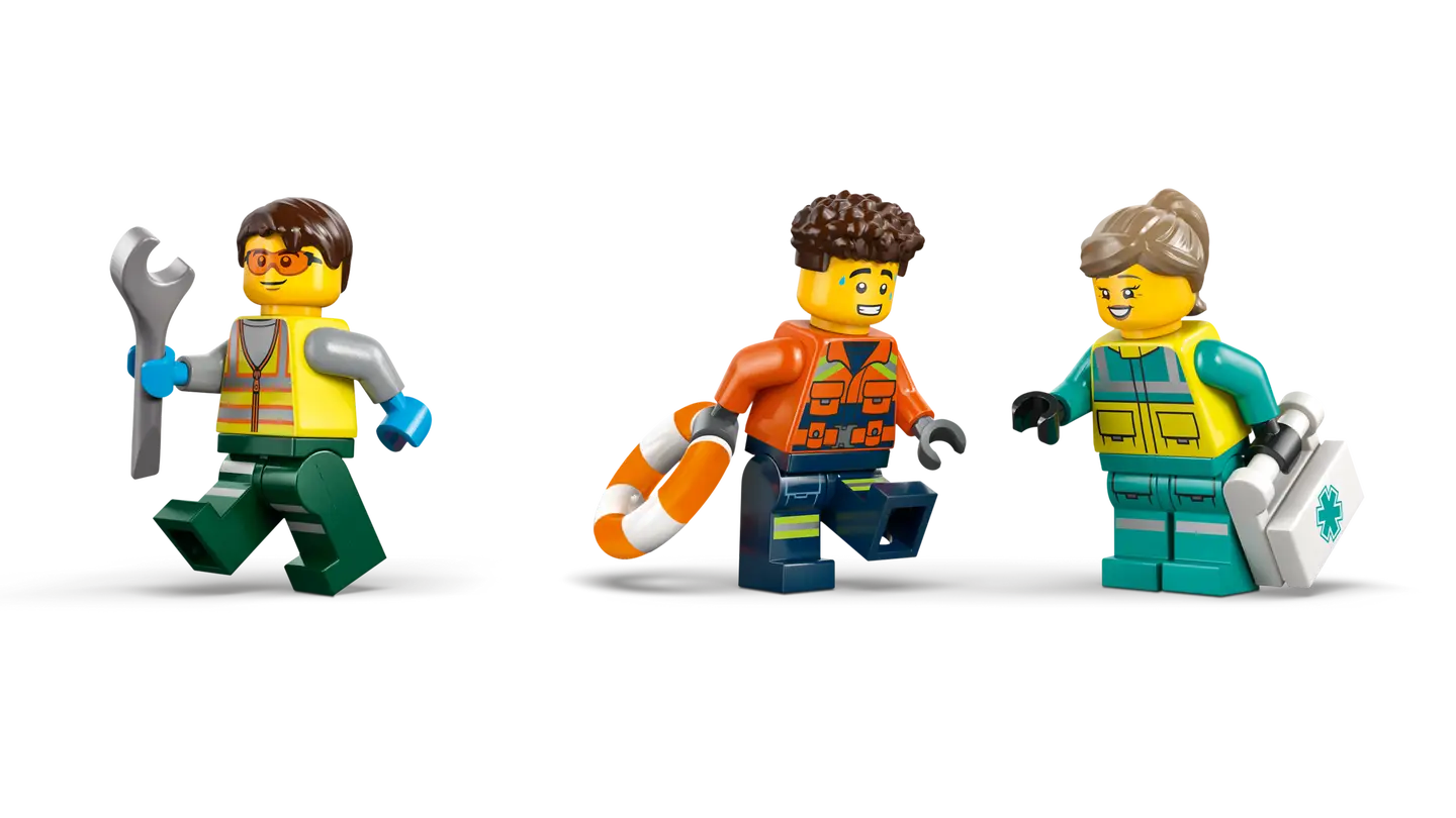 LEGO® | City: Airplane, Service Truck & Hovercraft Remix (60505)