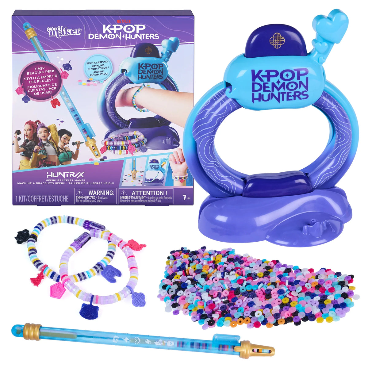 Cool Maker KPop Demon Hunters HUNTR/X Heishi Bracelet Maker