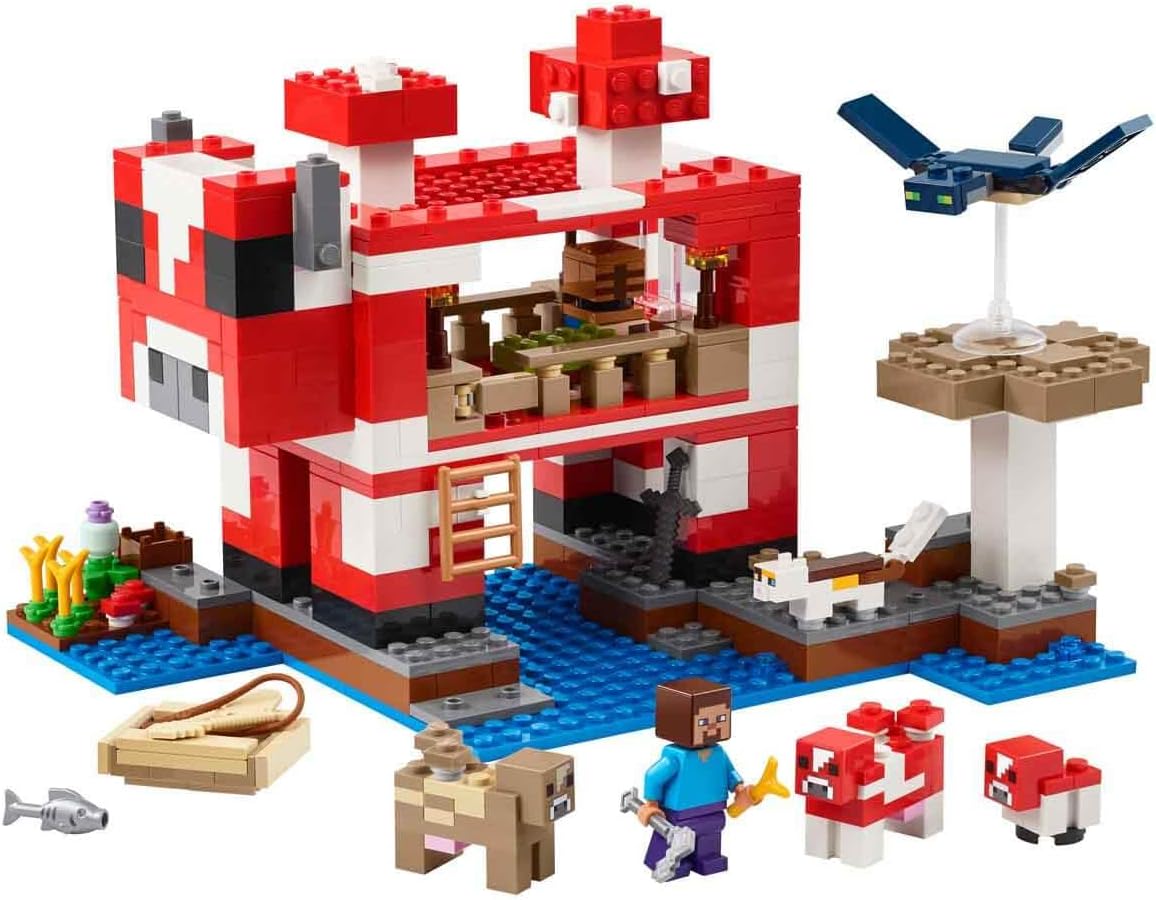 LEGO® | Minecraft: The Mooshroom House (21270)