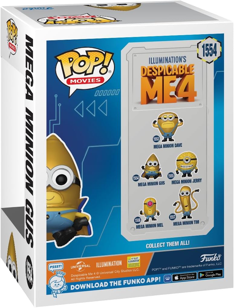 Funko POP Movies: Despicable Me 4 - Mega Minion Gus