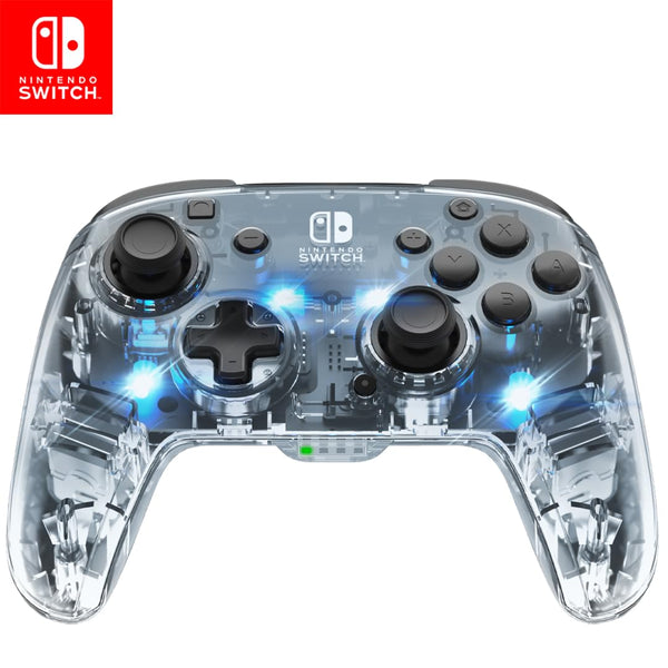 PDP Gaming Afterglow Wireless Nintendo Switch Pro Controller: Prismatic RGB LED Lighting