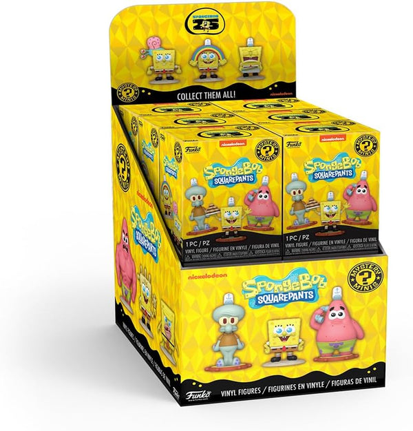 Funko Mystery Mini: Spongebob 25th - 12pc PDQ Assorted