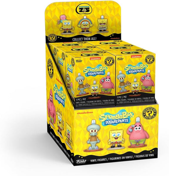 Funko Mystery Mini: Spongebob 25th - 12pc PDQ Assorted