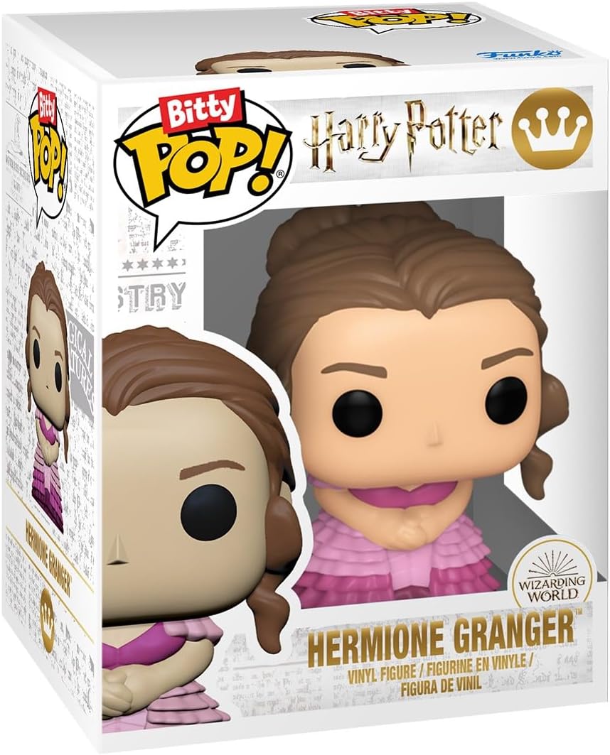Funko Bitty Pop! Harry Potter GOF Hermione 4-Pack and Surprise Mini Figure
