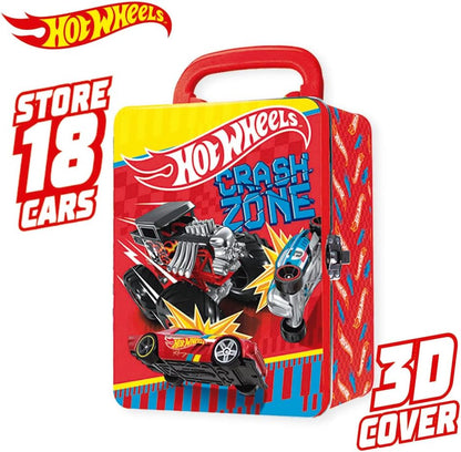 Hot Wheels: Tin Car Storage Case - Red