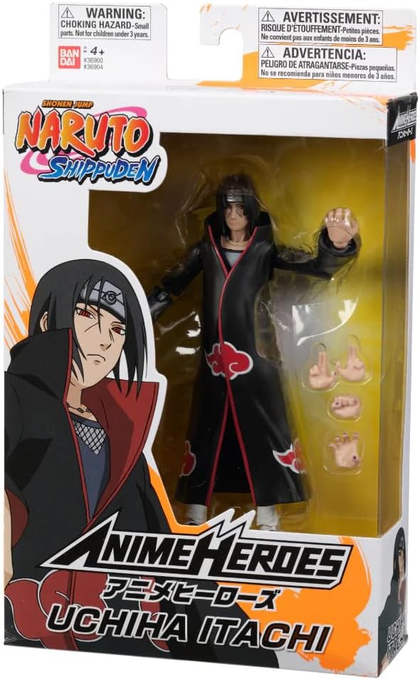 Anime Heroes Official Naruto Shippuden Action Figure - Itachi Uchiha