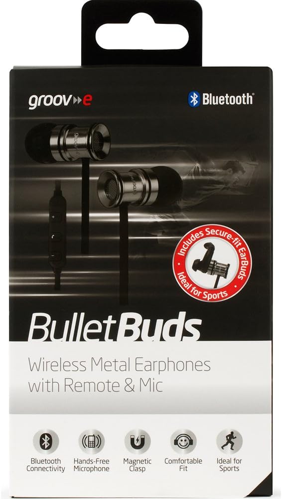 Groov-e Bluetooth Earphones Silver