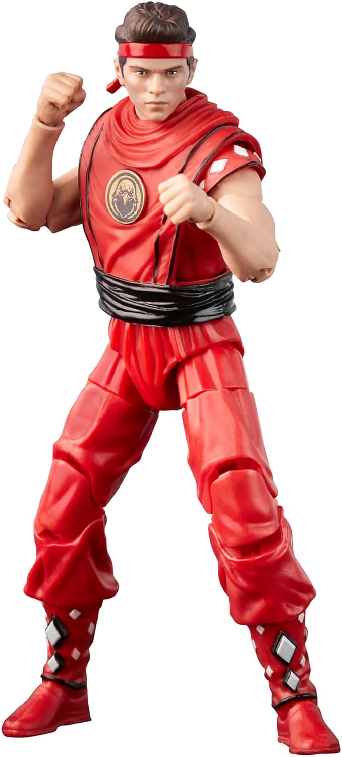 Hasbro Figure Power Rangers X Cobra  Kai Lighting Collection Miguel Diaz Red Eagle Ranger