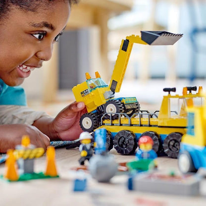 LEGO® | City: Construction Trucks and Wrecking Ball Crane (60391)