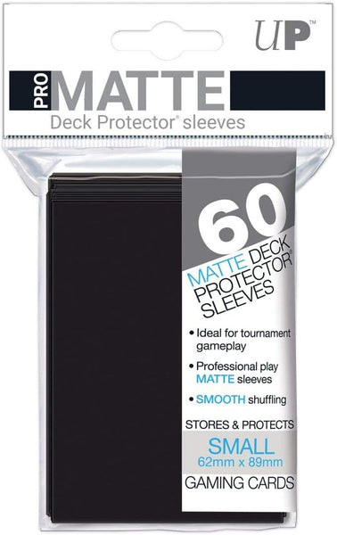 Ultra Pro - Small Pro Matte Card Sleeves 60pk - Black