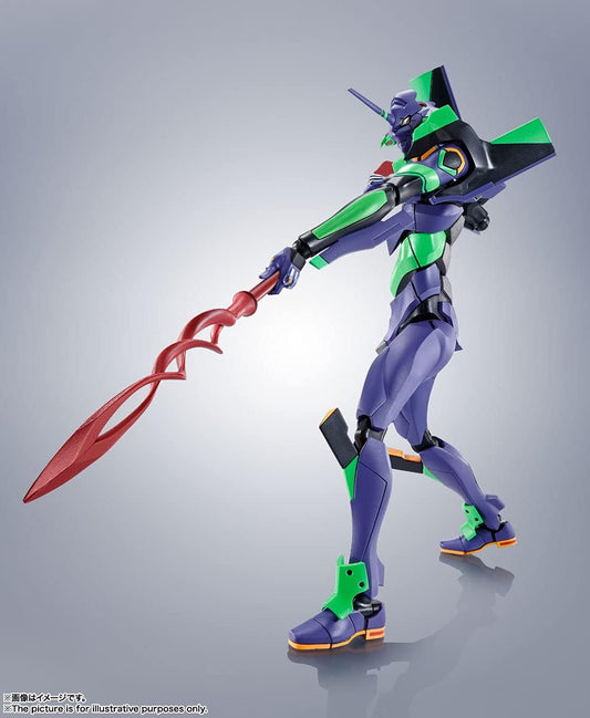 Evangelion: Robot Spirits EVA Test Type-01 + Spear of Cassius Renewal Color Edition