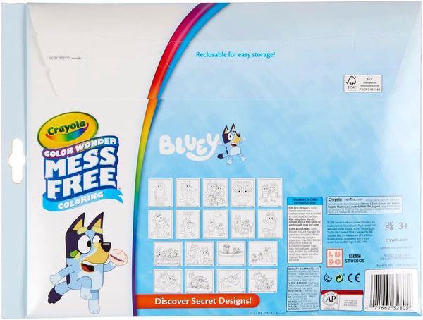 Crayola Bluey Mess Free Colouring Wonder